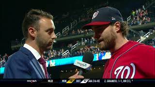 Daniel Murphy on gamewinning homer in extras [upl. by Gnilhsa]