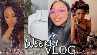 Weekly Vlog 21st birthday hit my car new furniture trolling the internet mini makeup tutorial [upl. by Steffin751]