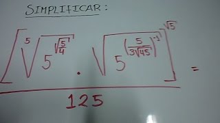 Potenciación y Radicación Algebraica ejercicios resueltos 5 [upl. by Staal]