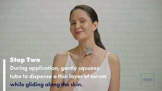 Obagi ELASTIderm® Neck and Décolleté Concentrate  How to Apply amp Use [upl. by Hogen]