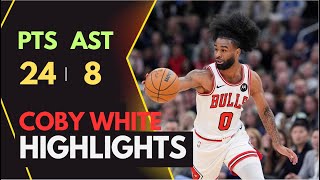 Coby White HighlightsMinnesota Timberwolves vs Chicago Bulls November 7 2024 [upl. by Dryfoos]