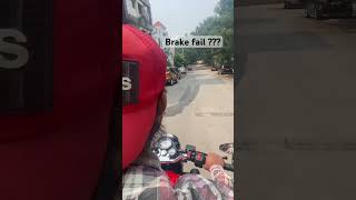 Brake fail please safe driving 😮👓 travel vlog snow adventure bike movlogs mk07vlogar [upl. by Younglove]