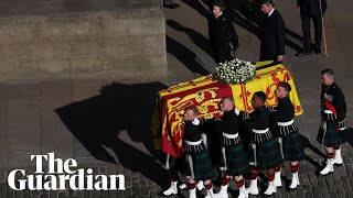 Queens coffin to be transported from RAF Northolt to Buckingham Palace – watch live [upl. by Xerxes]