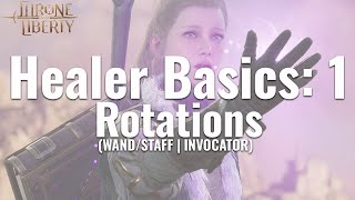 Healer Basics Part 1 Beginner’s Guide to StaffWand Healing Rotation Invocator [upl. by Franchot]