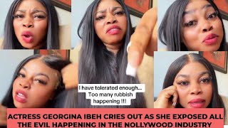 Actress Georgina Ibeh exposed all the evls happening in the nollywood industry [upl. by Hoeve629]