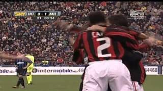 Kakas first goal with Milan against Inter 05102003 [upl. by Nessaj]