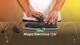 Mopa Eléctrica Limpia pisos Inalámbrica 12W Philco  94PHEM1921PI [upl. by Enelyk]