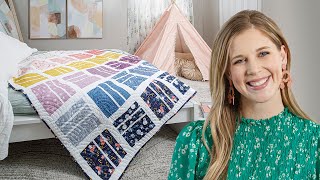 How to Make a Squared Up Quilt  Free Quilt Tutorial [upl. by Anselme]