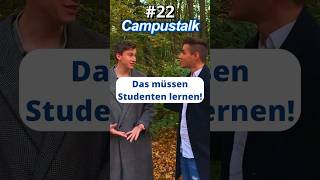 Campustalk  Das müssen Studenten lernen student straßenumfrage interview [upl. by Gweneth]