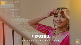 VINUSHA  Highlights  EV Creations   Saree Ceremony  2024 [upl. by Jolyn770]