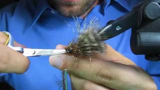 Lake Superior Steelhead Tying Dustins Marabou Muddler [upl. by Aicirpac]