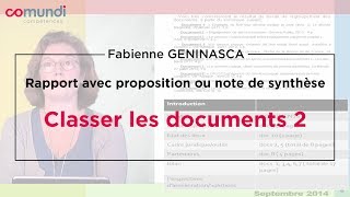 Note de synthèse 45  classer les documents II [upl. by Pasadis]