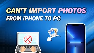 Fixed Cant Import Photos from iPhone to Windows [upl. by Nodarb415]