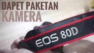 CANON EOS 80D  BELI KAMERA CANON EOS 80D  TEST VIDEO CANON EOS 80D [upl. by Yendor]