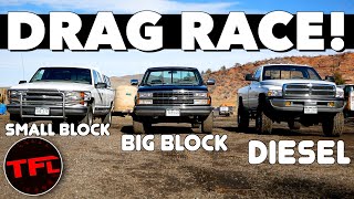 This Was A Surprise  Check Out This Classic Truck Drag Race [upl. by Hecker]