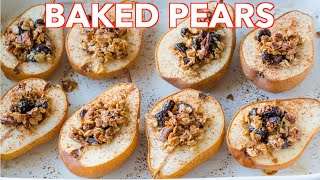 Baked Pears Easy Baked Pear Recipe  shorts [upl. by Drauode806]