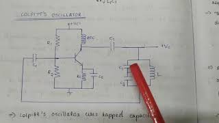 COLPITTS Oscillator [upl. by Etnoled]