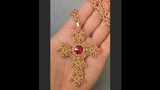 Ciondolo Croce DIY  Cross Pendant [upl. by Grimbal]