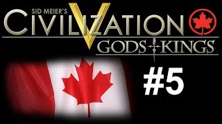 Civilization 5 Gods amp Kings  Canada ep 5 quotEnemy at the Gatesquot [upl. by Chavez]