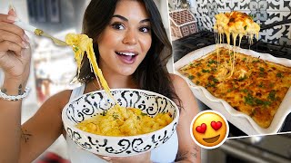 Making the Tiktok VIRAL Mac N Cheese Recipe [upl. by Aliahkim]