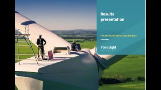 FORESIGHT GROUP HOLDINGS LIMITED  Investor Presentation [upl. by Josefa]