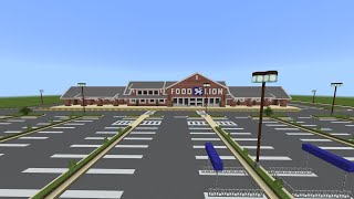 City of Evansburg  Episode 61  Food Lion grocery store  Minecraft Timelapse [upl. by Einaj272]