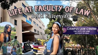 FACULTY OF LAW Delhi university  Day in a life at law school ep 4 [upl. by Natasha494]