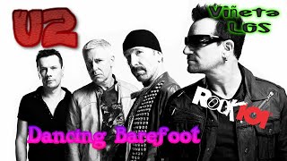 Rock 101 VIÑETA Dancing Barefoot U2 Lyrics [upl. by Anialed460]