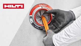 HOW TO install Hilti CFSSL GA firestop sleeve  EN and DIN [upl. by Nolram803]