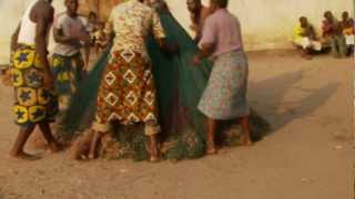 Zangbeto Voodoo Mask Festival in Benin in HD [upl. by Ellerol]