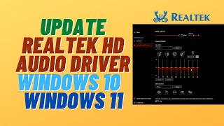 How to Download and Update Realtek HD Audio Driver on Windows 10 or Windows 11 [upl. by Philbin]