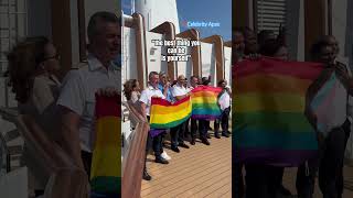 Celebrity Cruises celebrating Pride Month 🏳️‍🌈🏳️‍⚧️🌈 pride pridemonth celebritycruises lgbt [upl. by Klepac347]