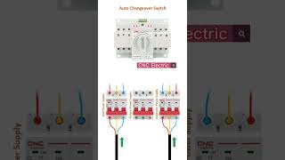 😲😲auto changeover switch 🧐♥️ electrician electronic shortfeed trap viral viralvideo [upl. by Edra]