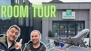 Gatwick Airport  Worth Holiday Inn  Room Tour  Tim and Matt [upl. by Latterll]