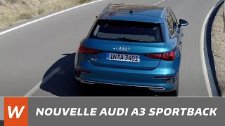 Nouvelle AUDI A3 Sportback sous tous ses angles [upl. by Loyce]