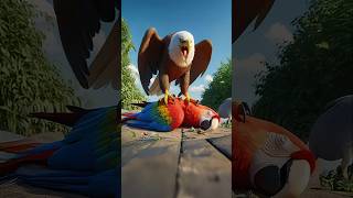 Eagle vs Macaw vs crow owl seagull duck toucan hawk pigeon predators [upl. by Lanae]