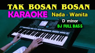 DJ SETIA UNTUK SELAMANYA  KARAOKE Nada Wanita  DJ Full Bass [upl. by Tterraj]