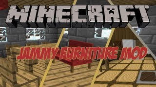 Minecraft Mod Showcase Jammy Furniture Mod [upl. by Minna]