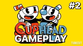 THESE BOSSES ARE COOKED  Cuphead Gameplay 2 [upl. by Chatwin891]