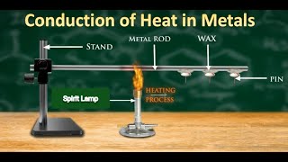 Conduction of Heat in Metals  Science Experiment [upl. by Detta]