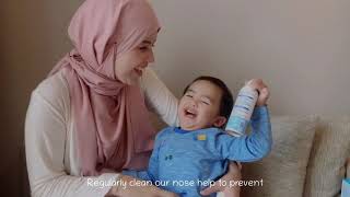 How to use Sterimar for Babies  Fatin Liyana [upl. by Aihsrop741]