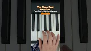 Its Spooky Season 🎃 🎃 Corpse Bride Piano Duet  Piano Tutorial Right Hand Opening Melody [upl. by Schroer]