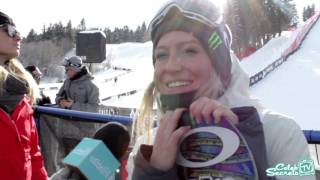 Jamie Anderson Talks Slopestyle Silver Win  X Games Aspen 2017 [upl. by Eihcra]