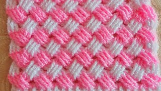 Puntos Tejidos a Crochet Muestra 15 Tutorial Paso a Paso [upl. by Schlesinger499]