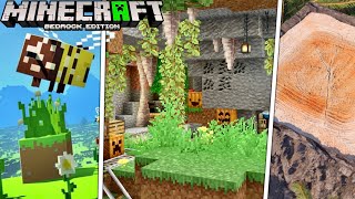 TOP 7 BEST Texture Packs for Minecraft Bedrock 12032 Realistic Fun amp Improvements [upl. by Justus]