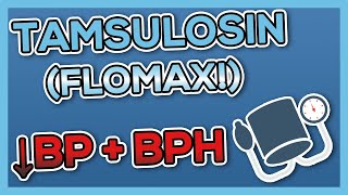 Tamsulosin Flomax Nursing Drug Card Simplified  Pharmacology [upl. by Bjork]