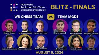 FIDE World Rapid amp Blitz Team Chess Championships 2024  BLITZ  FINALS [upl. by Kei]