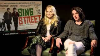 Lucy Boynton Ferdia Walsh Peelo Sing Street Interview [upl. by Lyrac]