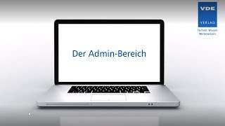 VDE NormenBibliothek  AdminBereich Tutorial 3 [upl. by Adal]