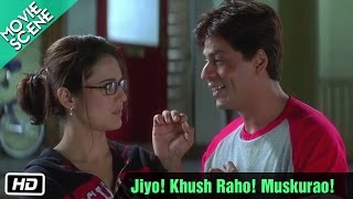 Jiyo Khush Raho Muskurao  Movie Scene  Kal Ho Naa Ho  Shahrukh Khan Preity Zinta [upl. by Aitnis299]